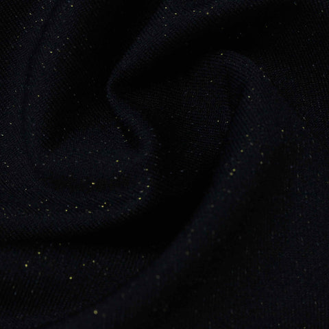 Gold Marl French Terry, Poly-Metallic