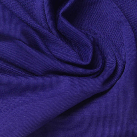 Cotton Stretch Jersey Knit Fabric, 190 gsm, 200 cm — Purple