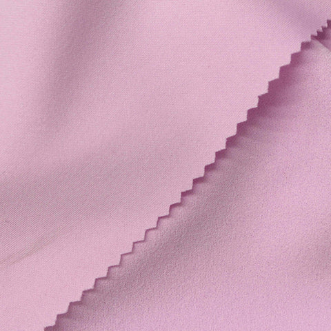 Polyester Stretch Linen-Look Fabric, 265 gsm, 155 cm — Purple