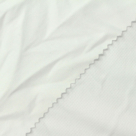 100% Polyester Mesh Fabric, 160 gsm, 165 cm — White