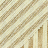 Cream Vertical-Stripe Warp Knit, Polyester, 170 gsm — photo 1