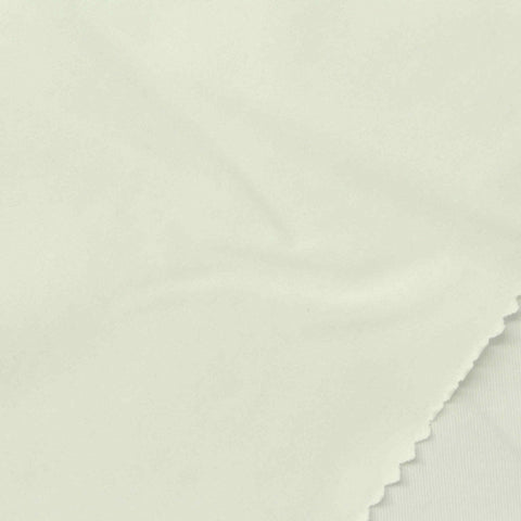 Cotton Stretch Jersey Knit Fabric, 170 gsm, 170 cm — White