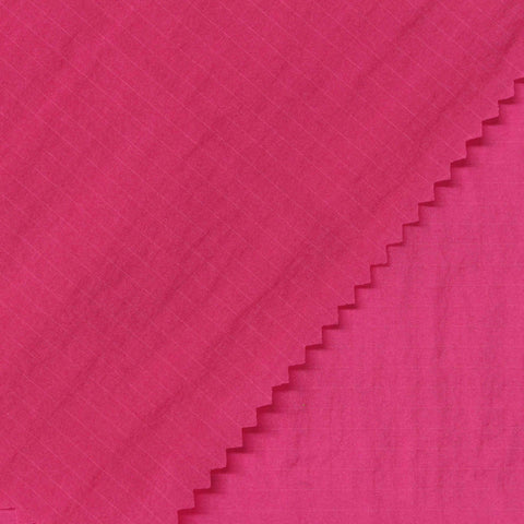 Plaid 100% Nylon Crepe Fabric, 40 gsm, 148 cm — Pink