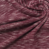 Light Grey Marl Rib Knit, Polyester, 190 gsm, 120 cm — photo 1