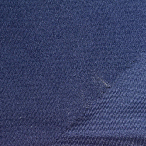 Polyester Stretch French Terry Fabric, 230 gsm, 150 cm — Navy, ref EF-260232