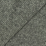 Black Marl Rib Knit, Poly-Viscose, 340 gsm — photo 1