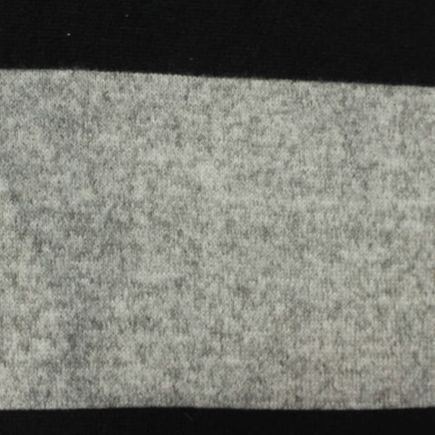 Black Stripe Chunky Knit, Polyester, 185 gsm