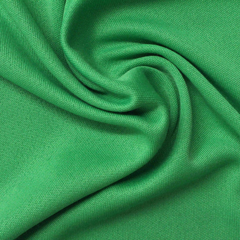 100% Polyester Jersey Knit Fabric, 155 gsm, 200 cm — Green