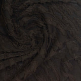 Dark Brown Tone-on-Tone Jersey Knit, Polyester — photo 1