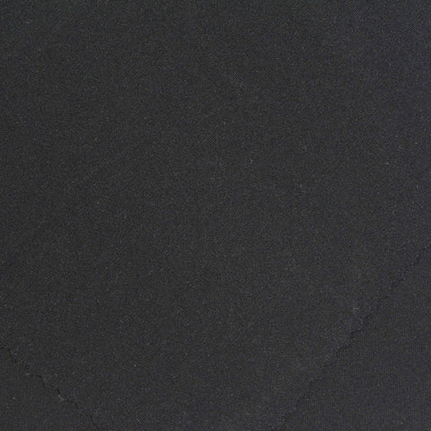 Nylon Stretch Ponte Knit Fabric, 190 gsm, 152 cm — Black