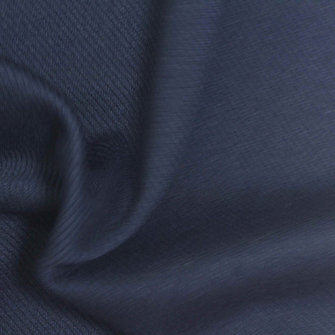 Polyester Viscose Stretch Fabric, 285 gsm, 155 cm — Navy