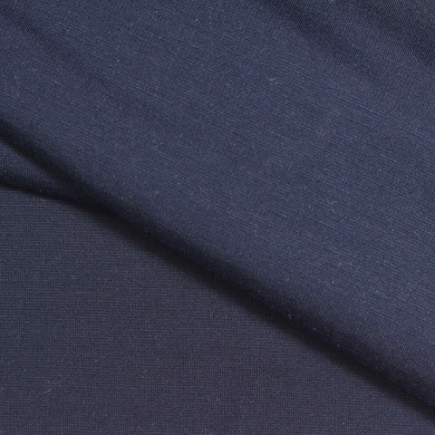 Dark Blue Marl Ponte Knit, Tencel Lyocell-Nylon