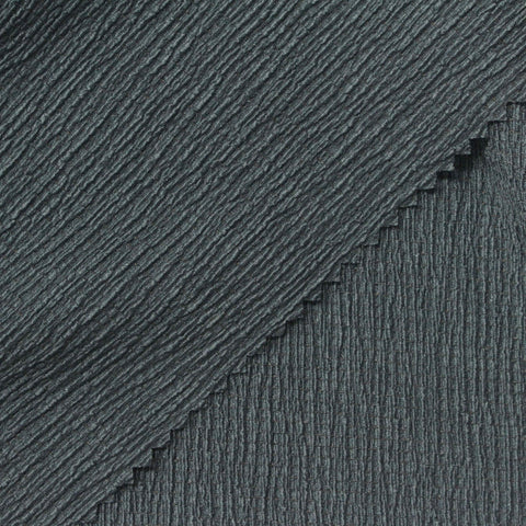 Jacquard Polyester Stretch Warp Knit Fabric, 120 gsm, 145 cm — Navy