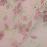 Pink Flowers Mesh, Polyester — photo 1