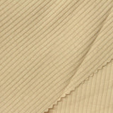 Polyester Cotton Rib Knit Fabric, 180 gsm, 153 cm — Beige — photo 1