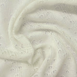 Cream Openwork Chunky Knit, Poly-Cotton, 123 gsm — photo 1