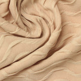 Beige Tone-on-Tone Jersey Knit, Polyester, 211 gsm — photo 1