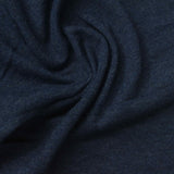 Dark Blue Marl Jersey Knit, Cotton-Poly, 180 gsm, 172 cm — photo 1