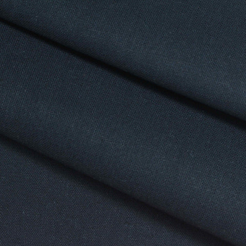 100% Cotton Poplin Fabric, 220 gsm, 160 cm — Navy