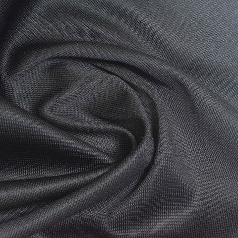 Dark Grey Marl Rib Knit, Polyester, 250 gsm, 160 cm