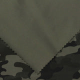 Dark Green Camo Interlock Knit, Nylon-Spandex — photo 1