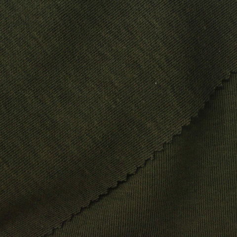 Cotton Polyester Scuba Knit Fabric, 280 gsm, 180 cm — Green