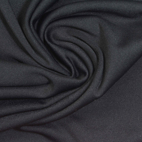 Charcoal Interlock Knit, Nylon-Spandex