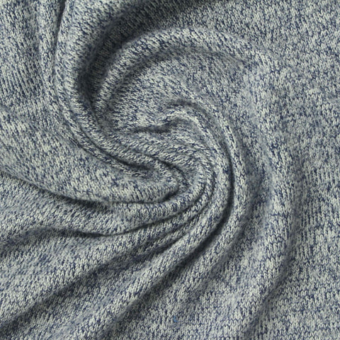 Dark Blue-Grey Marl Chunky Knit, Polyester