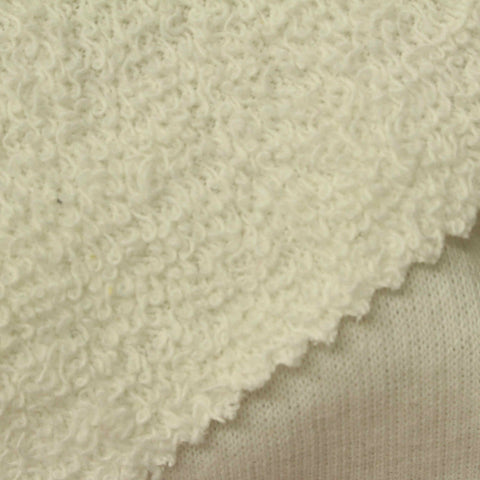 Light Beige Marl French Terry, Poly-Cotton, 294 gsm