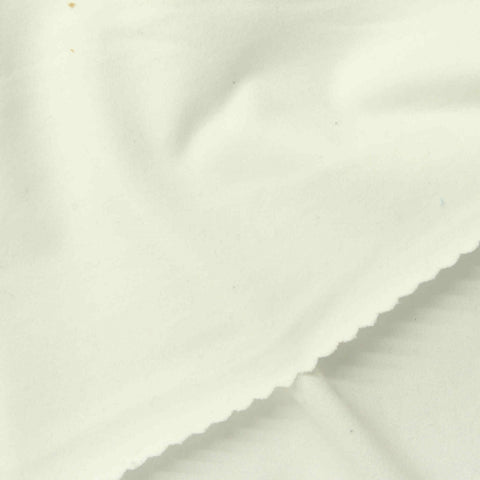 Polyester Stretch Milk Silk Knit Fabric, 200 gsm, 158 cm — Beige