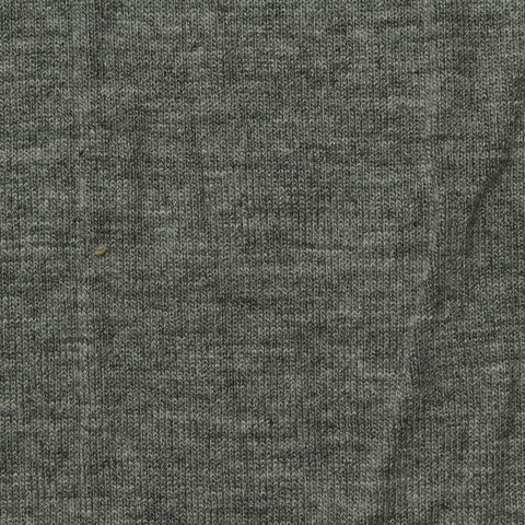 Dark Grey Heather Jersey Knit, Viscose