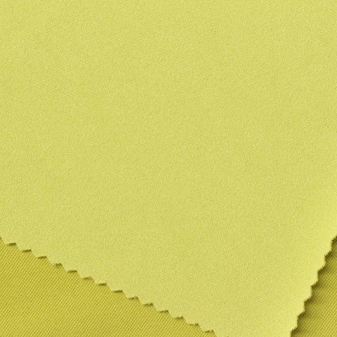 Polyester Stretch Piqué Knit Fabric, 260 gsm, 160 cm — Yellow