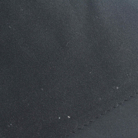 Brushed Polyester Stretch Sateen Fabric, 250 gsm, 152 cm — Navy