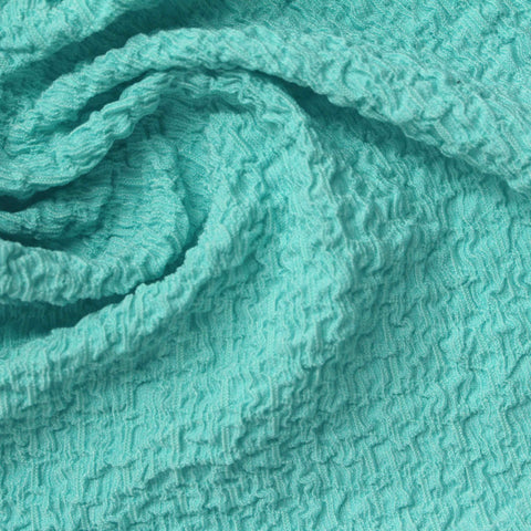 Polyester Stretch Warp Knit Fabric, 200 gsm, 140 cm — Blue