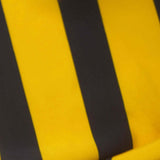 Yellow Vertical-Stripe Woven, Polyester — photo 1