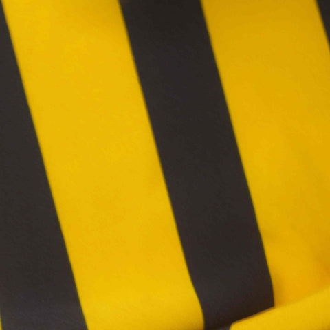 Yellow Vertical-Stripe Woven, Polyester