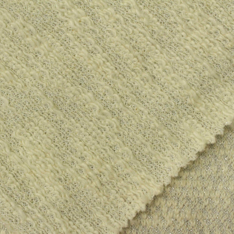 Light Cream Marl Chunky Knit, 238 gsm