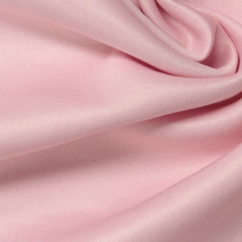 Polyester Viscose Stretch Scuba Knit Fabric, 235 gsm, 150 cm — Pink