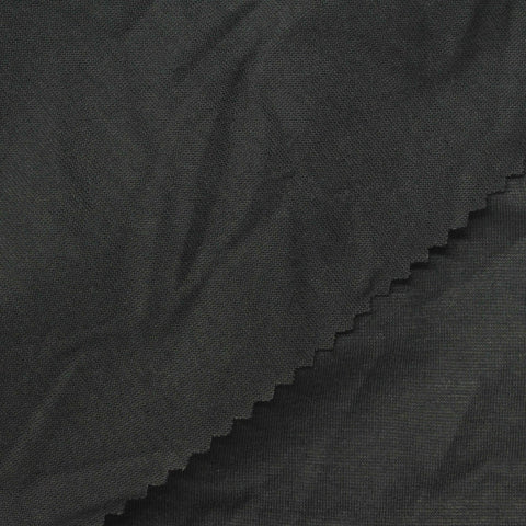 100% Polyester Jersey Knit Fabric, 156 gsm, 175 cm — Black
