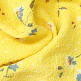 Yellow Floral Woven — photo 1