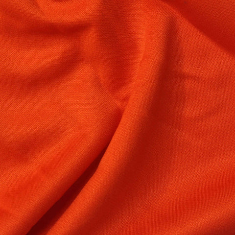 100% Polyester Interlock Knit Fabric, 230 gsm, 180 cm — Orange
