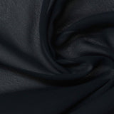 100% Polyester Chiffon Fabric, 80 gsm — Navy — photo 1