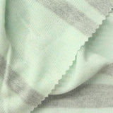 Grey Horizontal-Stripe Chunky Knit, Viscose-Poly, 217 gsm — photo 1