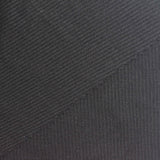 Polyester Stretch Rib Knit Fabric, 375 gsm, 130 cm — Black — photo 1
