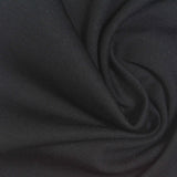 Viscose Polyester Stretch Scuba Knit Fabric, 250 gsm, 160 cm — Black — photo 1