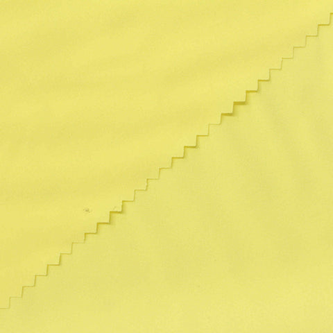Washed Polyester Stretch Woven Fabric, 110 gsm, 149 cm — Yellow