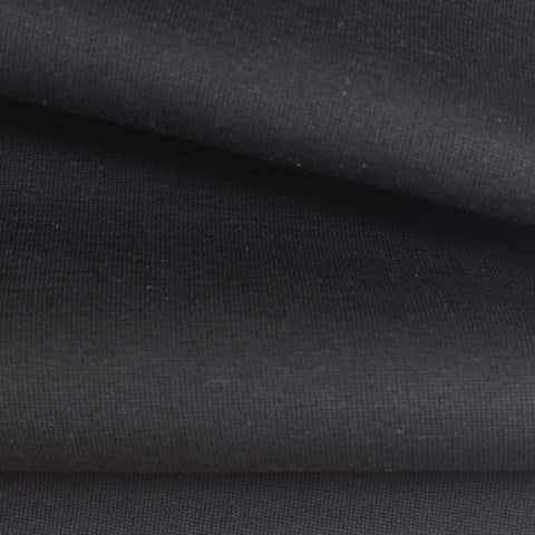 Cotton Polyester Scuba Knit Fabric, 300 gsm, 185 cm — Grey