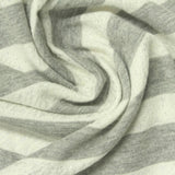 Light Grey Horizontal-Stripe Lace, Poly-Viscose — photo 1