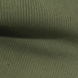 Polyester Stretch Rib Knit Fabric, 750 gsm, 117 cm — Green — photo 1