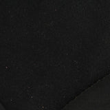 Brushed Polyester Stretch Warp Knit Fabric, 230 gsm, 150 cm — Black — photo 1